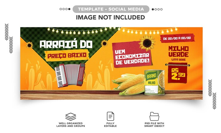 Bezpłatny plik PSD baner sieci społecznościowych niska cena płaszczki