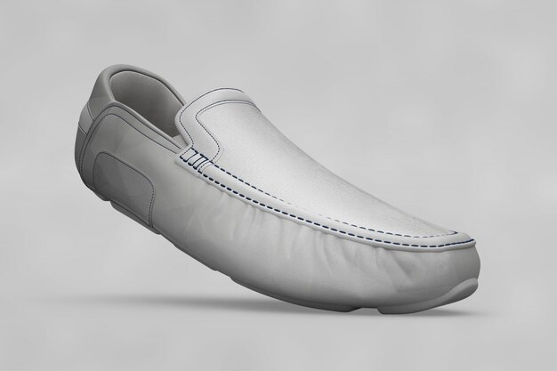 Białe buty mockup