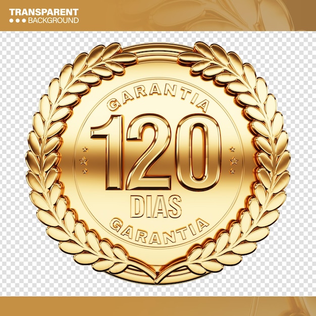 Certyfikat gwarancji na zakupy realistycznego logo 3D