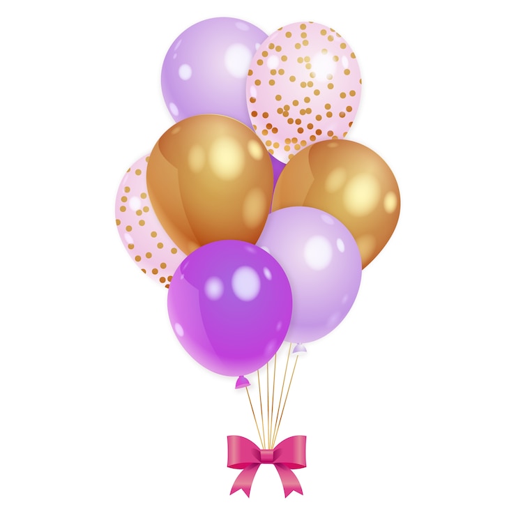 Bezpłatny plik PSD dekoracje na przyjęcie baby shower dla dziewczynki