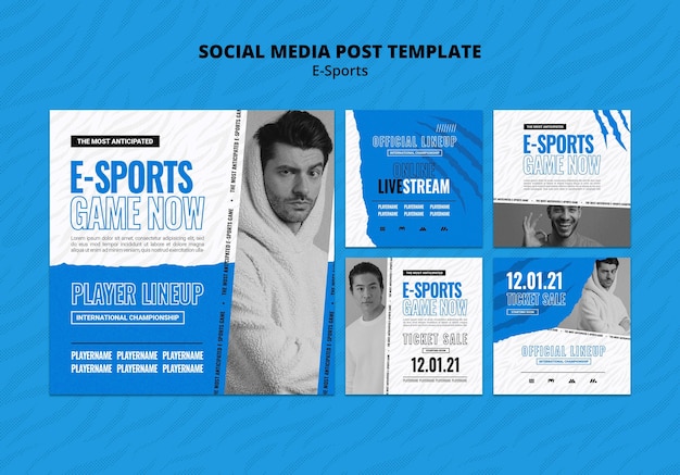 E-sportowe posty w mediach społecznościowych