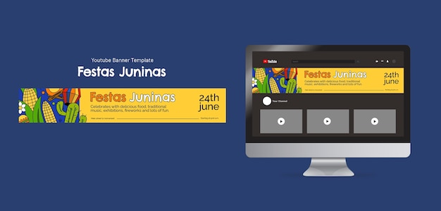 Festas Juninas Celebracja Baner Youtube