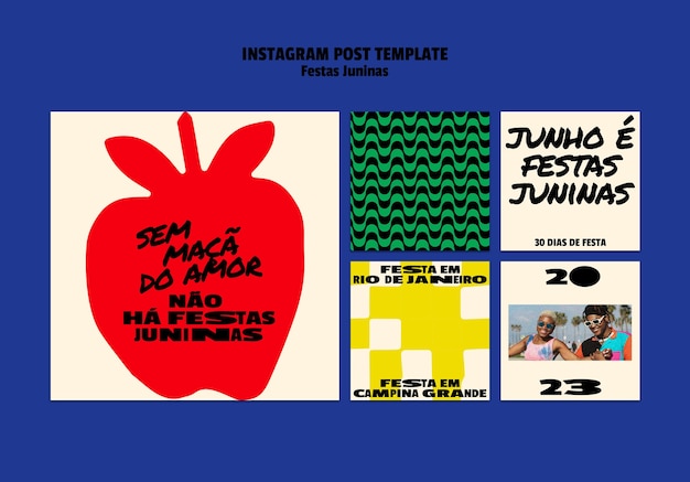 Festas Juninas Celebracja Postów Na Instagramie