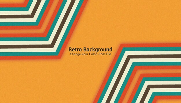 Geometryczne Vintage Retro Tło Edytowalne Kolor