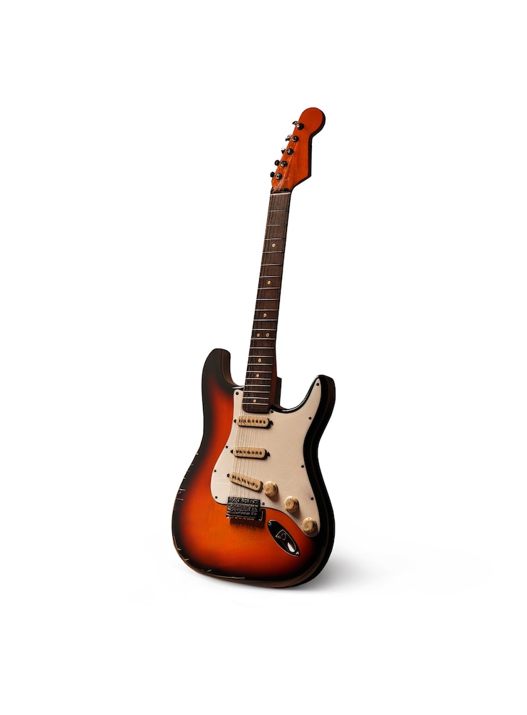Bezpłatny plik PSD gitarka elektryczna izolowana