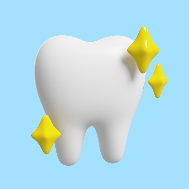 ilustracja 3D dla stomatologii i stomatologii