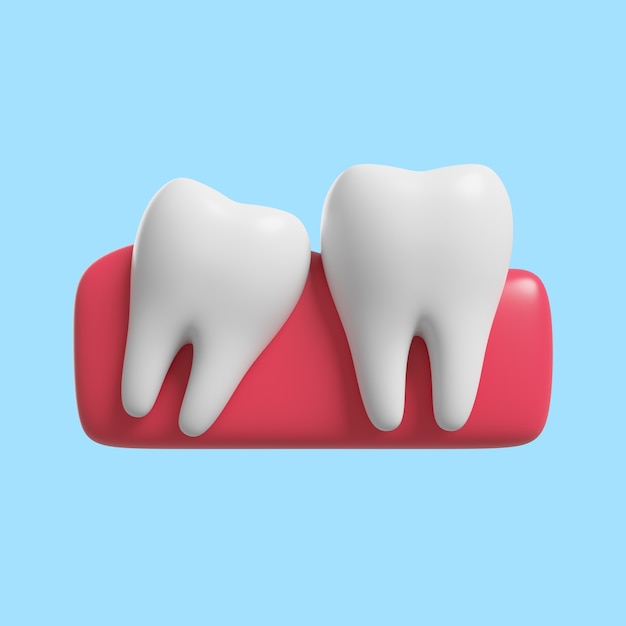 ilustracja 3D dla stomatologii i stomatologii