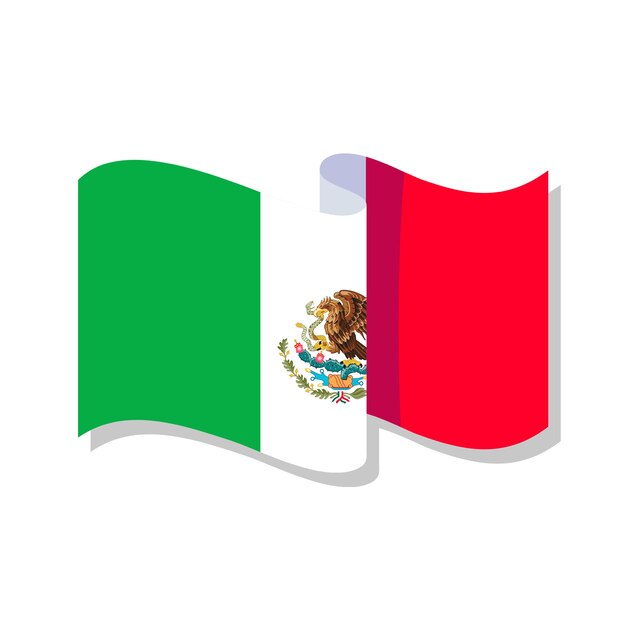 Ilustracja flagi Latam