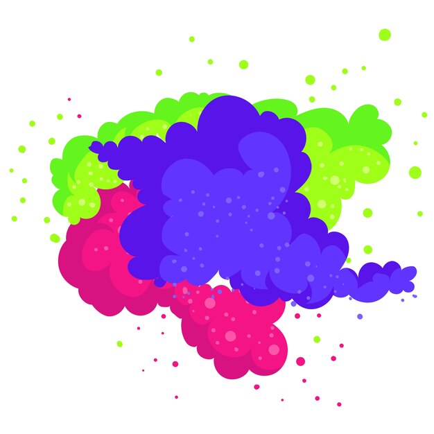 Ilustracja wybuchu prochu Holi
