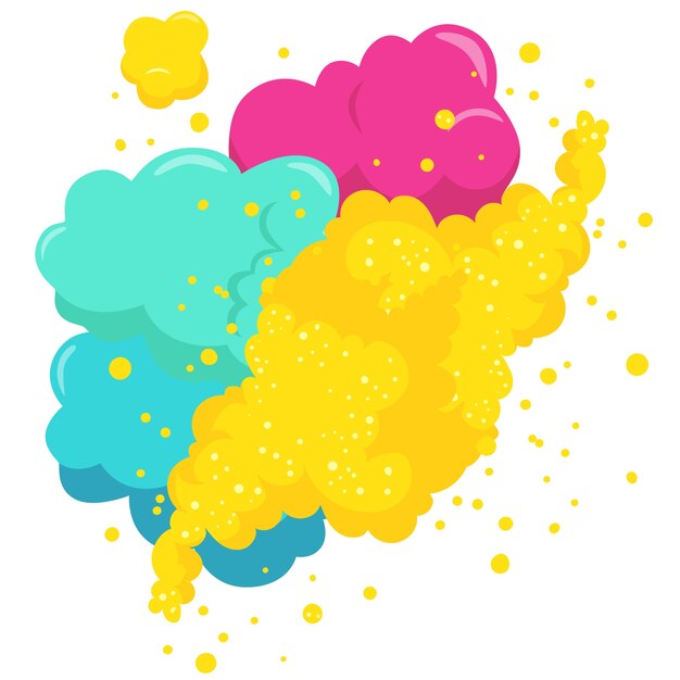 Ilustracja wybuchu prochu Holi