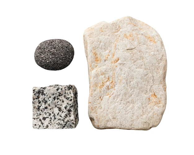 Izolowane Kamienie Naturalne