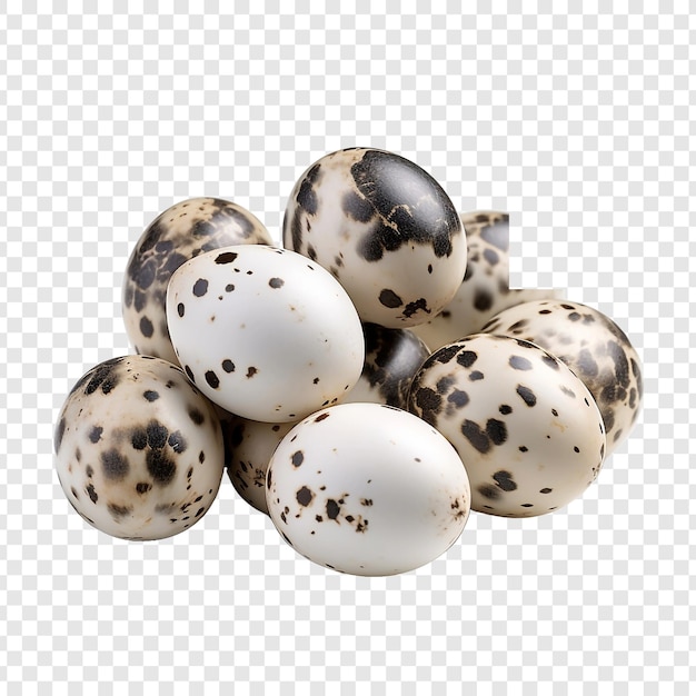 Bezpłatny plik PSD jaja przepiórcze izolowane na przezroczystym tle