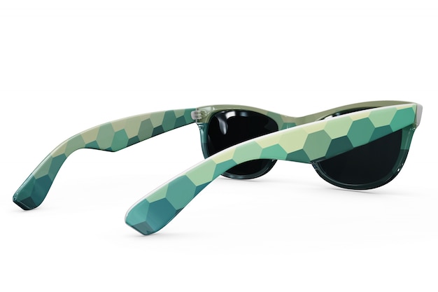 Bezpłatny plik PSD kolorowe okulary przeciwsłoneczne makieta