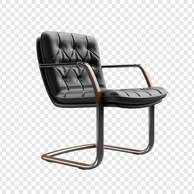 Bezpłatny plik PSD krzesło cantilever izolowane na przezroczystym tle