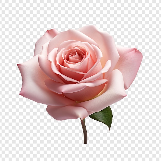 Bezpłatny plik PSD kwiat róży izolowany na przezroczystym tle