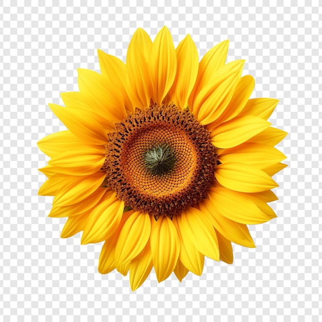 Bezpłatny plik PSD kwiat słonecznikowy png wyizolowany na przezroczystym tle