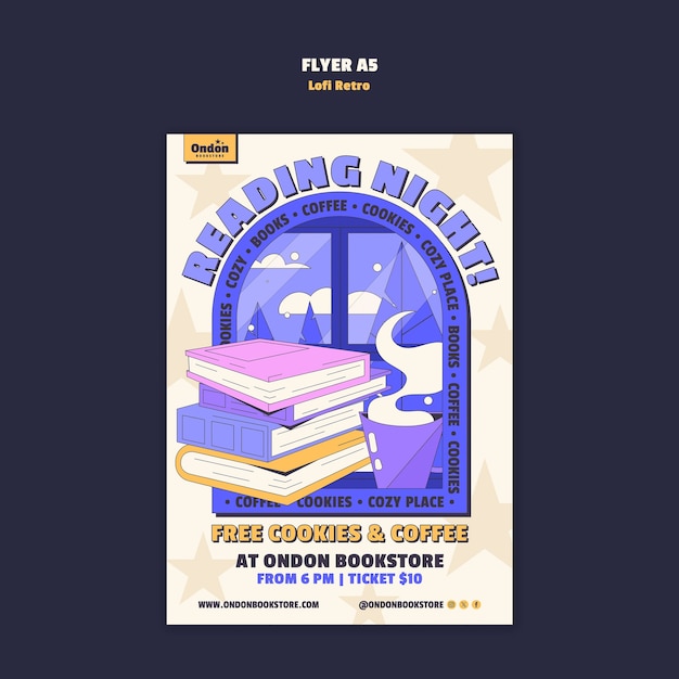 Lofi retro event template
