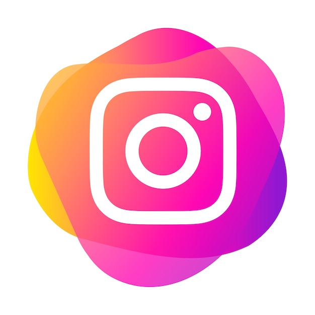 Bezpłatny plik PSD logo aplikacji instagram