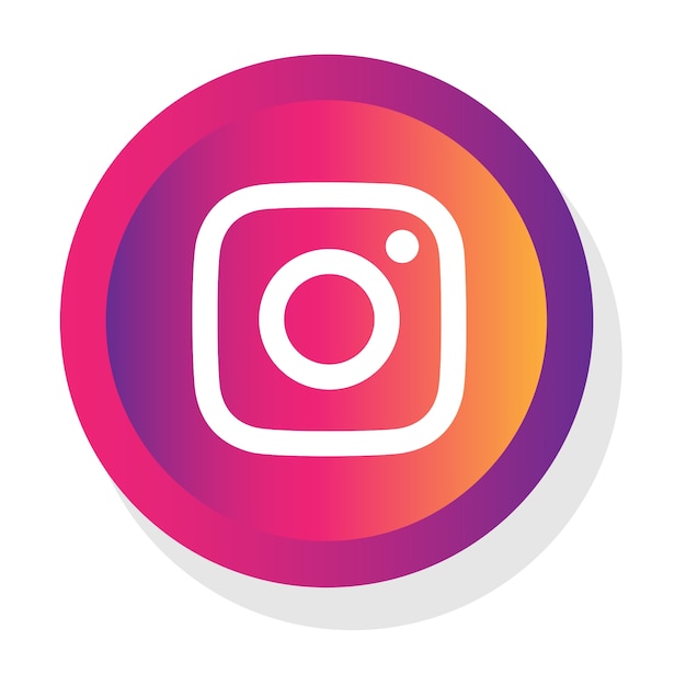 Bezpłatny plik PSD logo aplikacji instagram