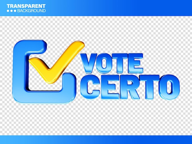 Bezpłatny plik PSD logo prawa głosu kampania polityczna brazylia