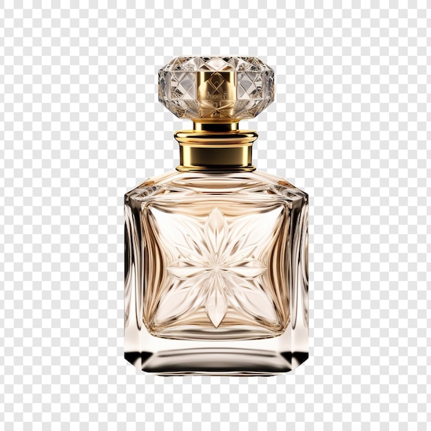 Bezpłatny plik PSD luksusowa butelka perfum png na przezroczystym tle