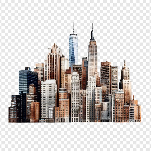 Majestic New York City Skyline - panoramiczny widok ikonicznych drapaczy chmur