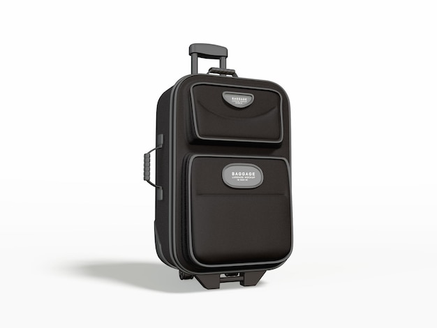 Bezpłatny plik PSD makieta bagażu podróżnego