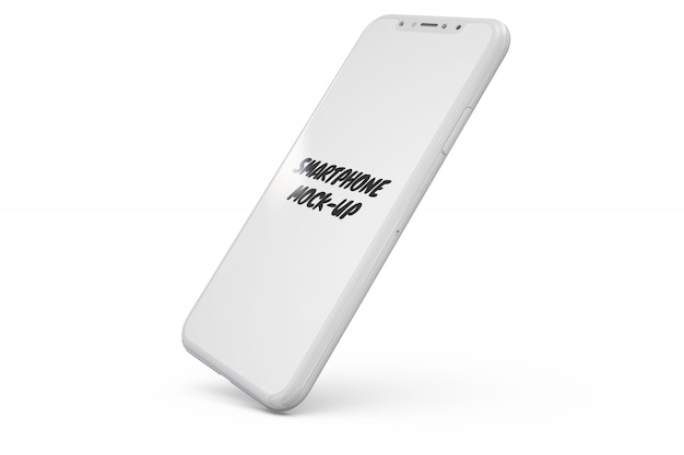 Makieta Smartphone na białym tle