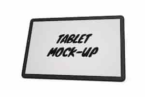 Bezpłatny plik PSD makieta tabletu na białym tle