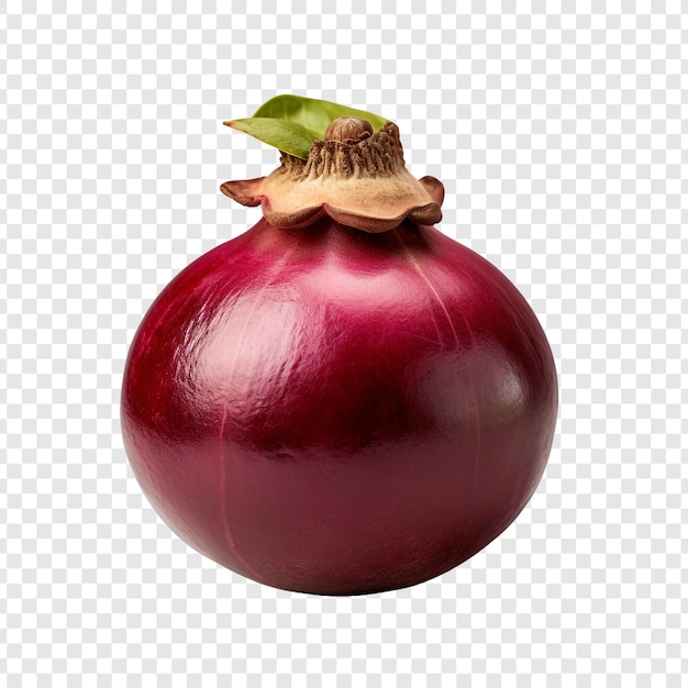 Mangosteen Wyizolowany Na Przezroczystym Tle