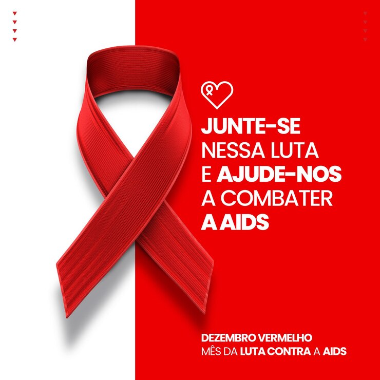 Bezpłatny plik PSD media społecznościowe karmią czerwony grudzień wszyscy przeciwko aids