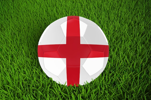 Bezpłatny plik PSD mistrzostwa świata w piłce nożnej z flagą anglii