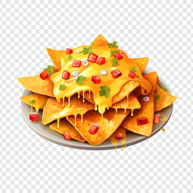 Nachos Izolowane Na Przezroczystym Tle