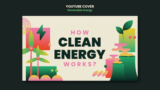 Okładka Youtube O Odnawialnych źródłach Energii Gradient