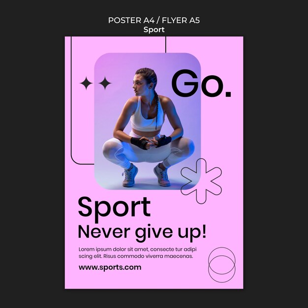 Opracowanie szablonu plakatu koncepcyjnego
