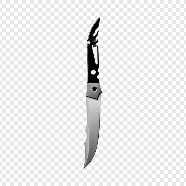 Bezpłatny plik PSD ostrze noża wyizolowanego na przezroczystym tle