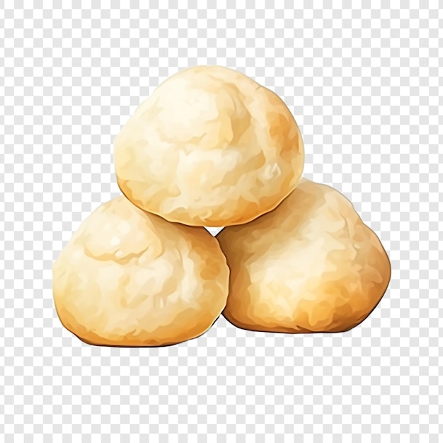 Pao De Queijo Odizolowany Na Przezroczystym Tle