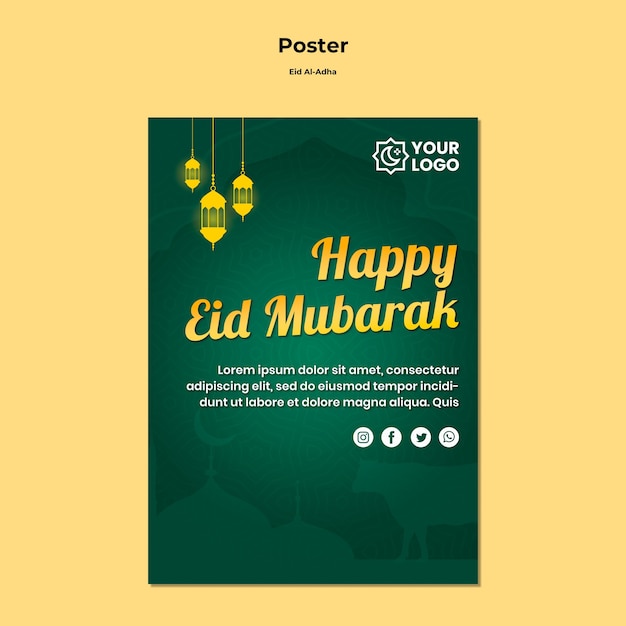 Plakat Eid Al Adha