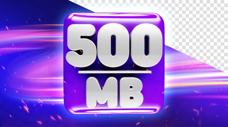Bezpłatny plik PSD plan połączenia internetowego prędkość 3d numery