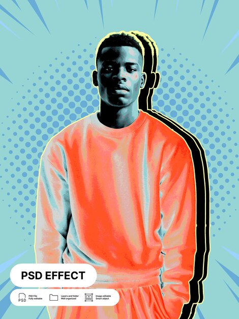 Pop art efekt zdjęciowy