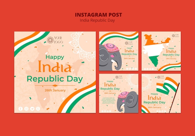 Posty Na Instagramie Z Okazji Dnia Republiki Indii