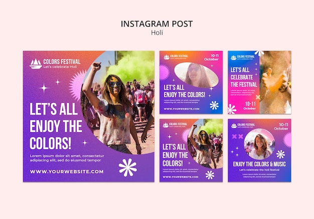Posty Na Instagramie Z Okazji święta Holi