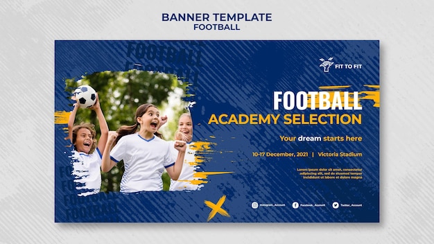 Poziomy baner do treningu piłki nożnej dla dzieci