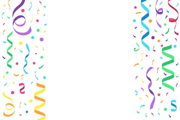 Projekt confetti na obrzeżach