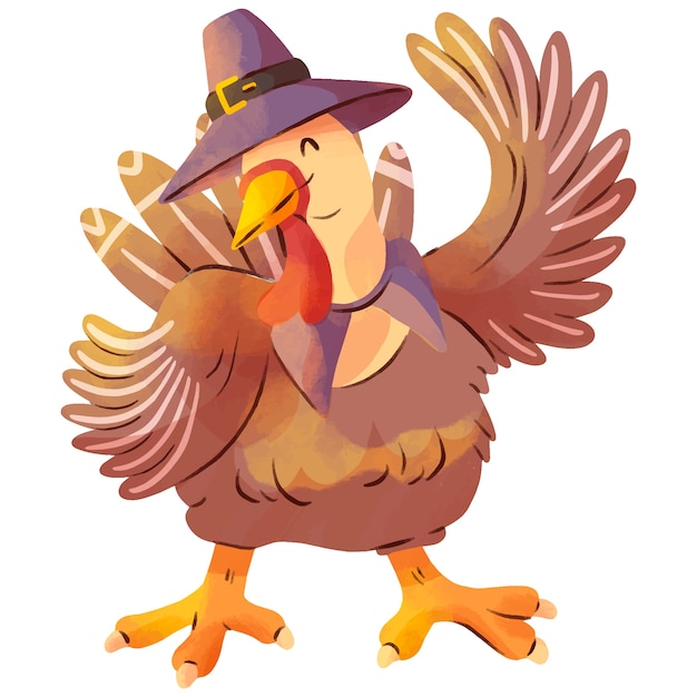 Projekt ilustracji na Święto Dziękczynienia