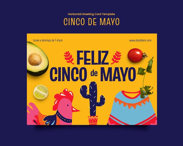 Projekt Szablonu Cinco De Mayo