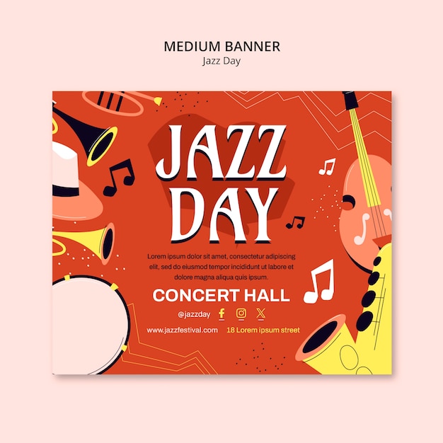 Projekt szablonu dnia jazzu