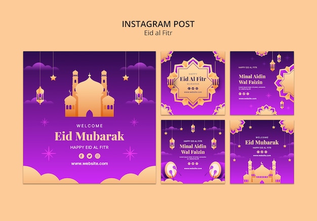 Projekt Szablonu Eid Al-fitr