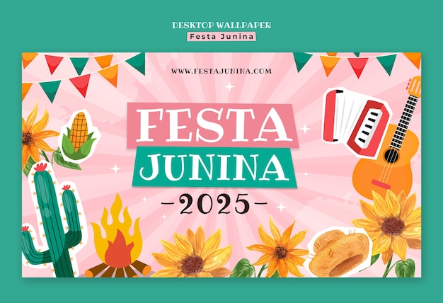 Projekt szablonu Festa junina
