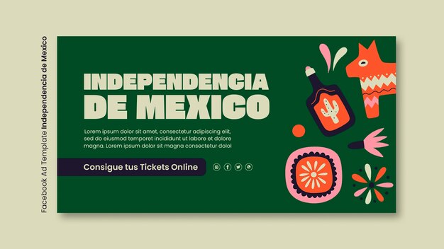 Projekt szablonu Independencia de Mexico